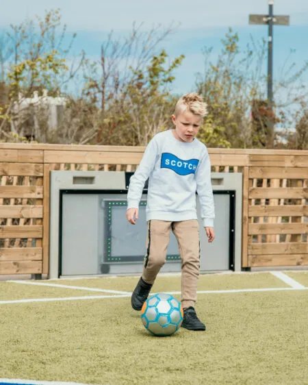 Voetbalveld voor de kids