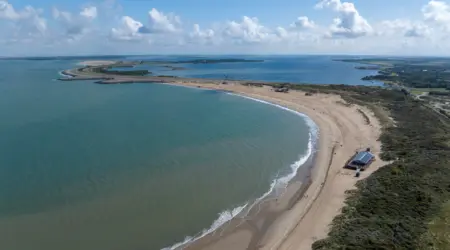 Brouwersdam drone shot